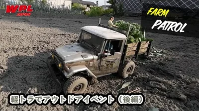 RAYWOOD_official Channel　C34で畑パトロール～C44に応援要請して野菜を収穫したお話【WPL JAPAN】