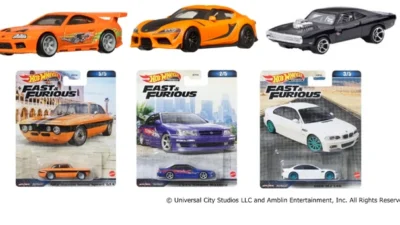 マテル・インターナショナル株式会社　Hot Wheelsから、人気のカーアクション映画『ワイルド・スピード』シリーズに登場する車種を再現した新作が登場　