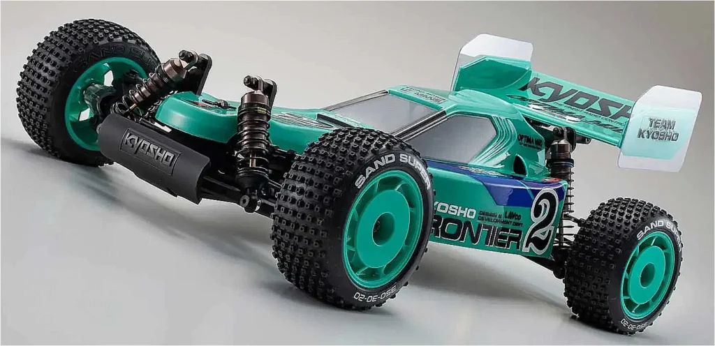 京商株式会社　60周年記念限定仕様　1/10 EP 4WD レーシングバギー オプティマミッド '87世界戦スペックを発表