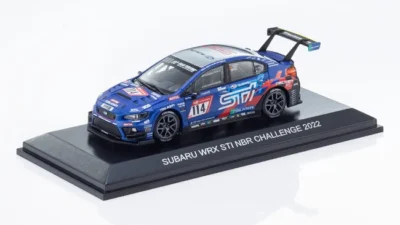 京商株式会社　KYOSHO MINI CAR & BOOK 第17弾 Special Edition「SUBARU WRX STI NBR CHALLENGE 2022」を発売