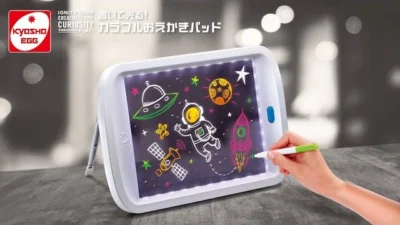 KYOSHO CORPORATION  【京商エッグ】書いて光る！カラフルおえかきパッド (Discovery)