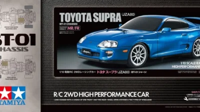 TAMIYA USA 　RC TOYOTA SUPRA JZA80（BT-01 chassis）を発表