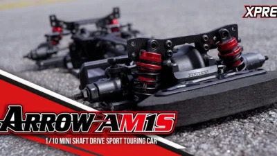 XPRESS　ARROW AM1S 1/10 MINI SPORTS 4WD SHAFT DRIVE TOURING CARを発表