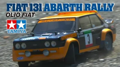 TAMIYA INC Youtube Channel  TAMIYA 1/10 R/C FIAT 131 ABARTH RALLY OLIO FIAT (MF-01X CHASSIS)タミヤ フィアット131 アバルト ラリー OLIO FIAT
