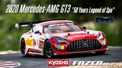KYOSHO CORPORATION   KYOSHO FAZER Mk2 FZ02 Series readyset 2020 Mercedes-AMG GT3 “50 Years Legend of Spa”
