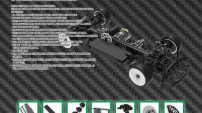 3Racing　新型ツーリングカー「Cero Sport STRUCTURE MATT GRAPHITE」発表