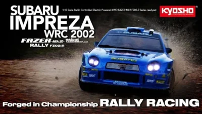 KYOSHO CORPORATION   KYOSHO FAZER Mk2 FZ02-R Series readyset SUBARU IMPREZA WRC 2002