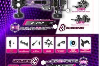3Racing　新型ドリフトカー「SAKURA D6 SPORT（D6S）」追加情報を発表
