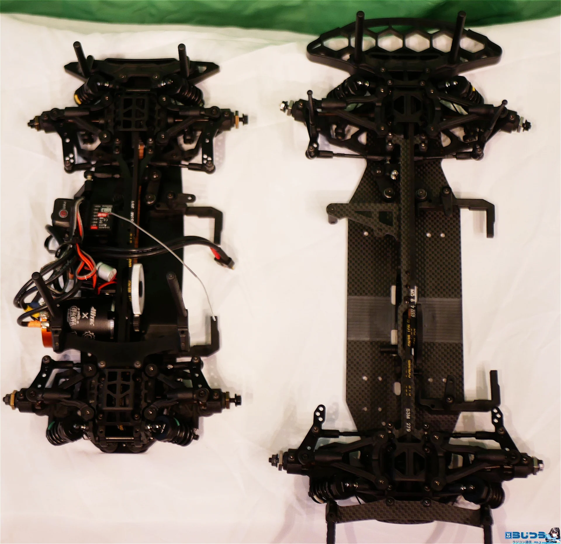 【らじつうレポート】3Racing CERO-SPORT M-chassis（4WD）and  1/10 CERO SPORT STRUCTURE MATT GRAPHITE　比較レポート【PR】