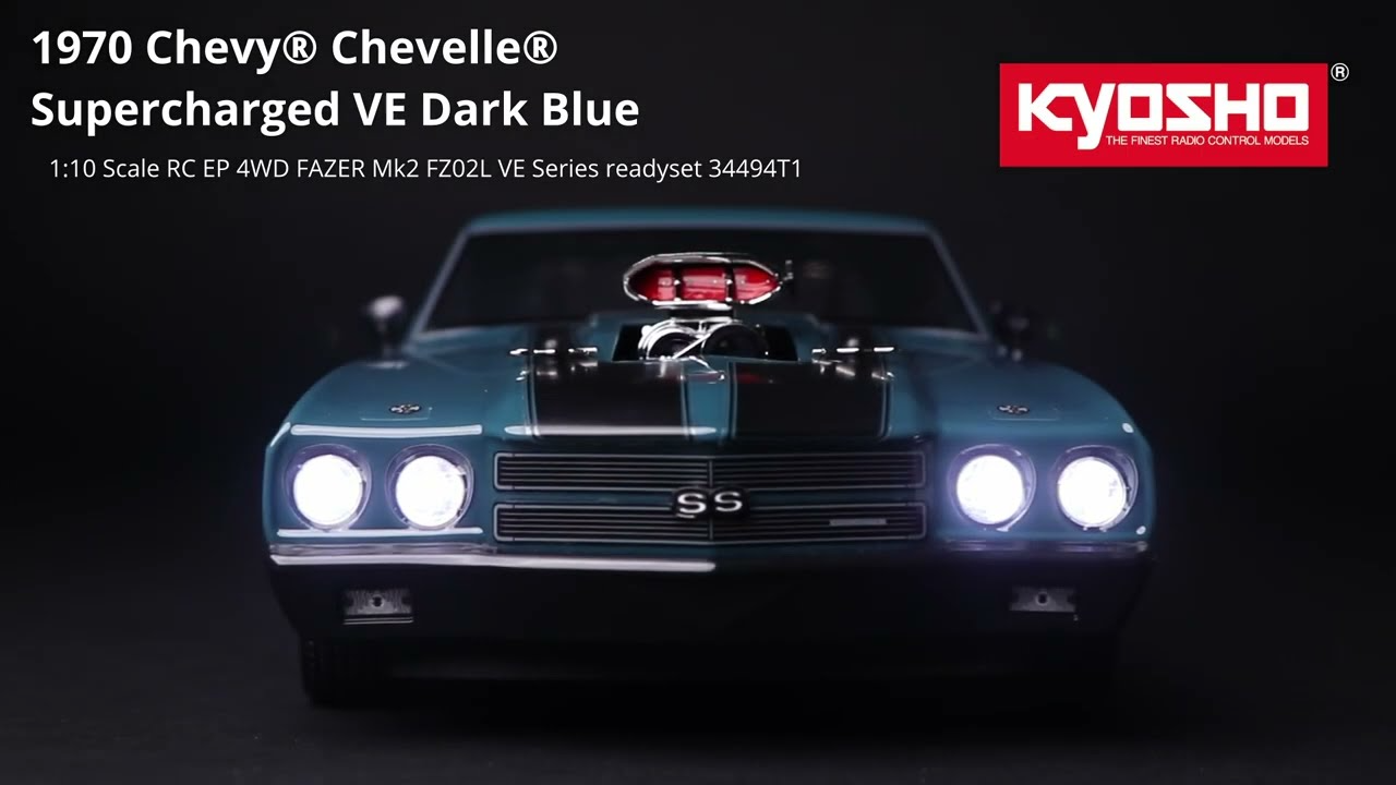 KYOSHO CORPORATION 　KYOSHO FAZER Mk2 FZ02L VE Series readyset 1970 Chevy® Chevelle® Supercharged VE Dark Blue