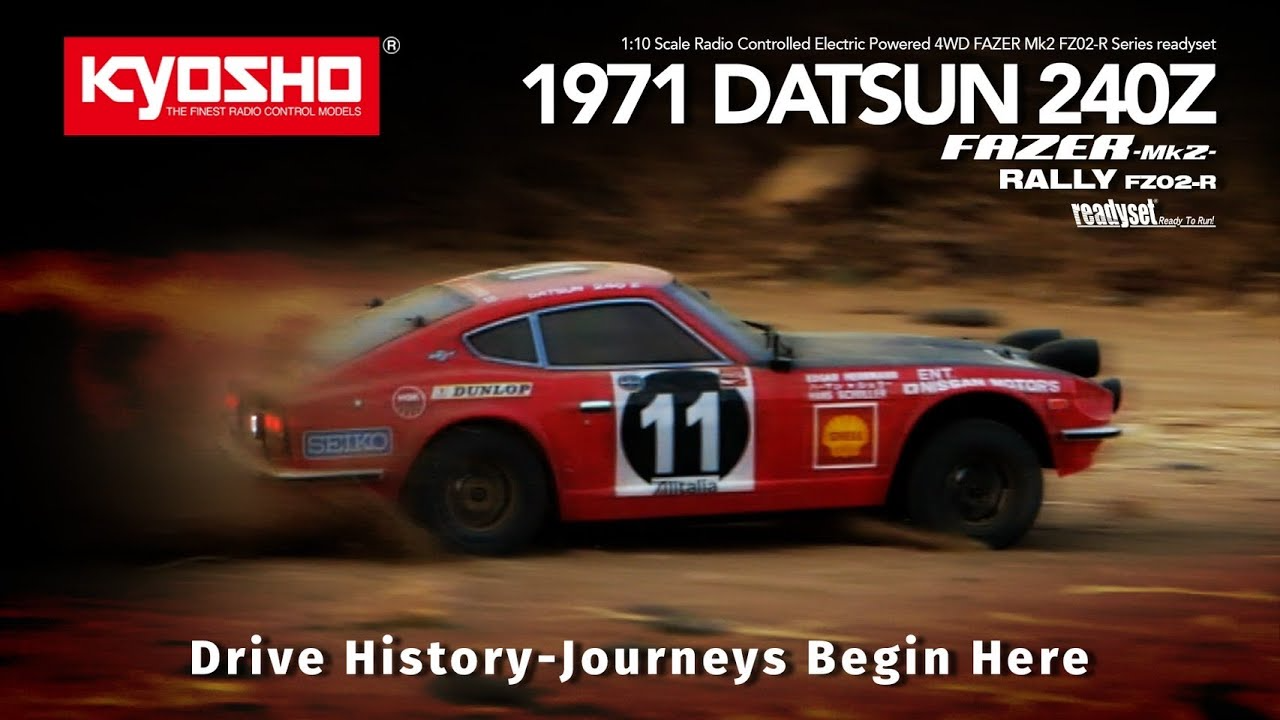 KYOSHO CORPORATION 　KYOSHO FFAZER Mk2 FZ02-R Series readyset 1971 DATSUN 240Z RALLY