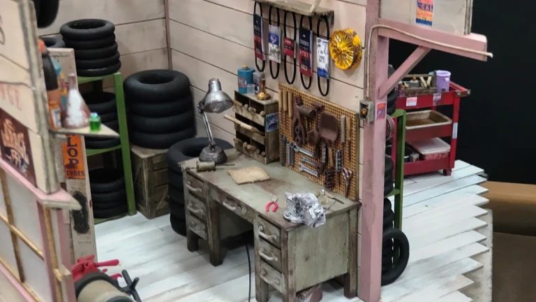 おとなの秘密基地 「1950年代のアメリカのタイヤショップがジオラマに!「浜松ジオラマグランプリ」作品紹介【Vol.2】」
