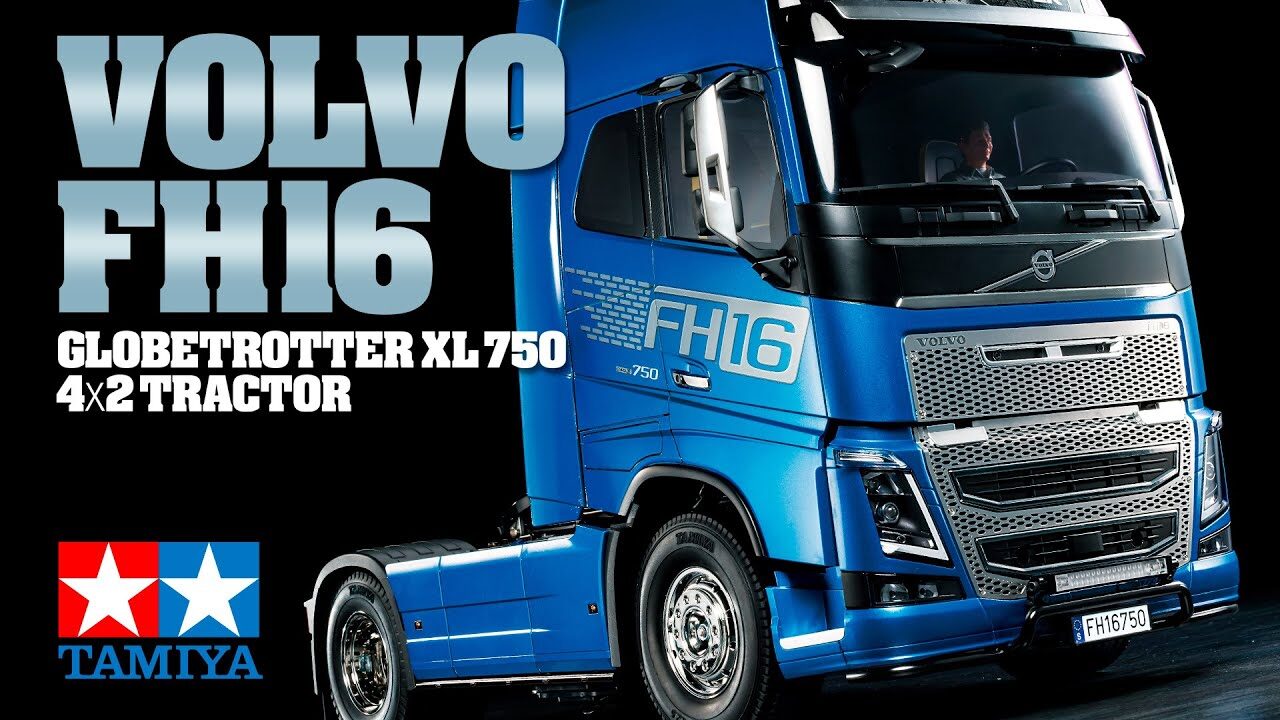 TAMIYA INC Youtube Channel 　TAMIYA 1/14 R/C VOLVO FH16 GLOBETROTTER XL 750 4×2 TRACTOR タミヤ ボルボ FH16 グローブトロッターXL 750 4×2