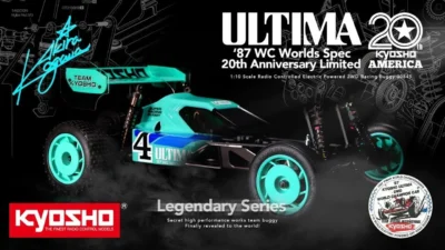 KYOSHO CORPORATION 　■1:10 EP 2WD Racing Buggy KYOSHO AMERICA 20th Anniversary Limited Model ULTIMA ’87 WC Ｗorlds Spec PV