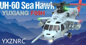 株式会社ハイテックマルチプレックスジャパン　1/47スケールのリアルスケール機「YUXIANG F09H（UH-60 Sea Hawk）」を発表