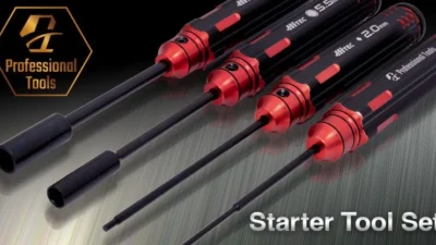 株式会社ハイテックマルチプレックスジャパン　ラジコンの組み立てやメンテナンスに厳選した必要最低限のツールセット「Starter Tool Set」を発表