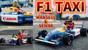 すだぴょんRCチャンネル　■セナを乗せたマンセルF1タクシーをRCで再現！ウイリアムズFW14 1991年イギリスGP
