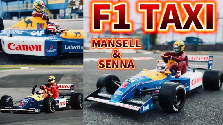 すだぴょんRCチャンネル ■セナを乗せたマンセルF1タクシーをRCで再現!ウイリアムズFW14 1991年イギリスGP
