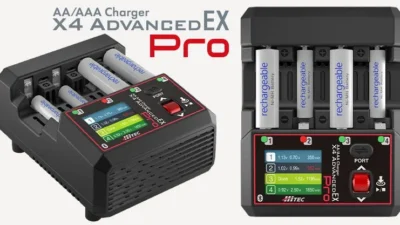 株式会社ハイテックマルチプレックスジャパン　PD対応・Max Boost機能搭載充放電器「AA/AAA Charger X4 Advanced EX Pro」を発表