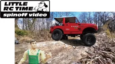 RAYWOOD_official Channel　■リフトアップJA11ジムニーで森と湖を駆け抜ける【LITTLE RC TIME spinoff video】