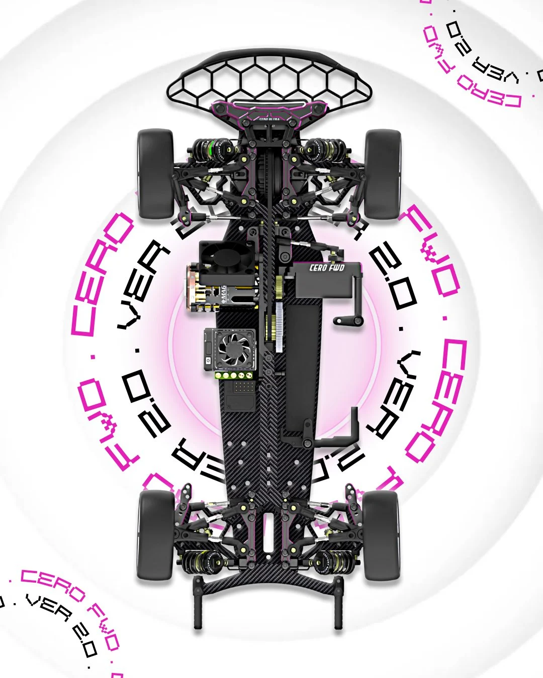3Racing 新型ツーリングカー「CERO ULTRA FWD VERSION 2.0」を発表。