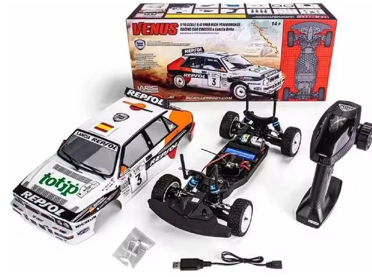 流星株式会社　KillerBody　「2WD Rally RC Car 『Venus』シーリーズ第1弾『LanciaDelta REPSOL』」を発表