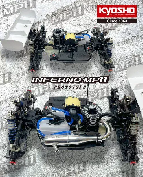 KYOSHO RC BLOG　■INFERNO MP11 prototype