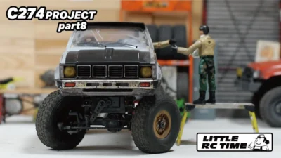 RAYWOOD_official Channel　■C274 PROJECT～その8～一旦完成！デカールもうまくいきました！小物パーツも付けました！【LTTILE RC TIME】WPL C24のボディをC74シャーシに乗せかるカスタム