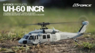 G-FORCE Hobby　■【シーホーク仕様のRCブラックホークが登場！】UH-60 INCR 2.4GHz 4ch 1/48スケール ラジコンヘリコプター