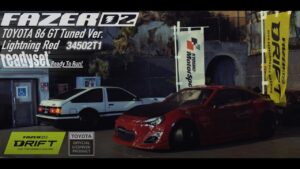 KYOSHO CORPORATION 　■KYOSHO FAZER D2 FZD2 Series readyset TOYOTA 86 GT Tuned Ver. Lightning Red