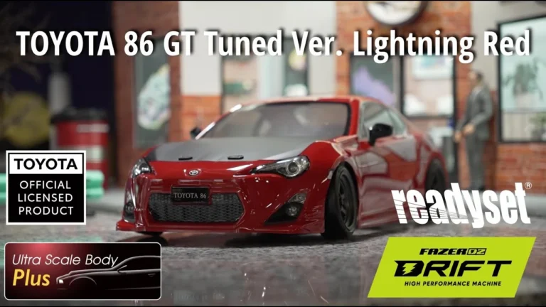 KYOSHO CORPORATION 　■KYOSHO FAZER D2 FZD2 Series readyset TOYOTA 86 GT Tuned Ver. Lightning Red (Second video)