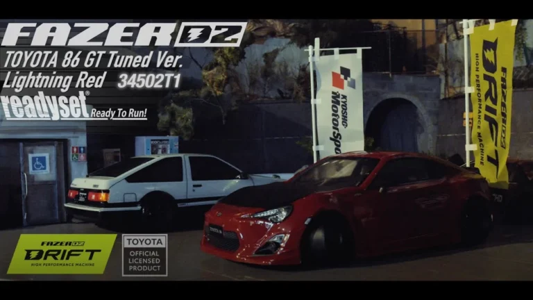 KYOSHO CORPORATION 　■KYOSHO FAZER D2 FZD2 Series readyset TOYOTA 86 GT Tuned Ver. Lightning Red