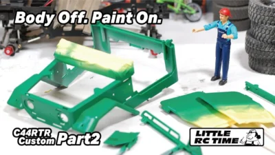 RAYWOOD_official Channel　■ボディの外し方と取り付け方～C44RTRいじり～その2～【LTTILE RC TIME】WPL JAPAN C44RTRカスタム