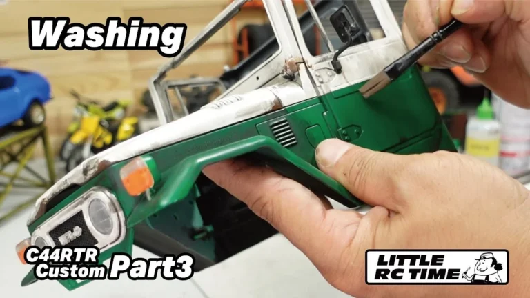 RAYWOOD_official Channel　■汚し塗装（ウォッシング）をしていく！使い古された汚いトラックを目指して～C44RTRいじり～その3～【LTTILE RC TIME】WPL JAPAN C44RTRカスタム