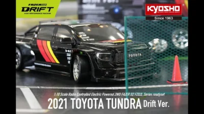 KYOSHO CORPORATION 　■KYOSHO FAZER D2 FZD2 Series readyset 2021 TOYOTA TUNDRA Drift Ver. Black