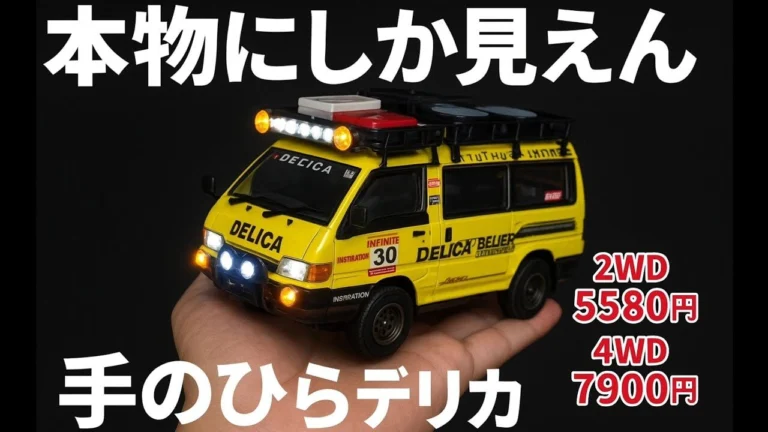 RC sariaiai ■【最新】驚きの価格で販売されている三菱デリカの小型ラジコン /JCX 1:24 三菱 デリカ