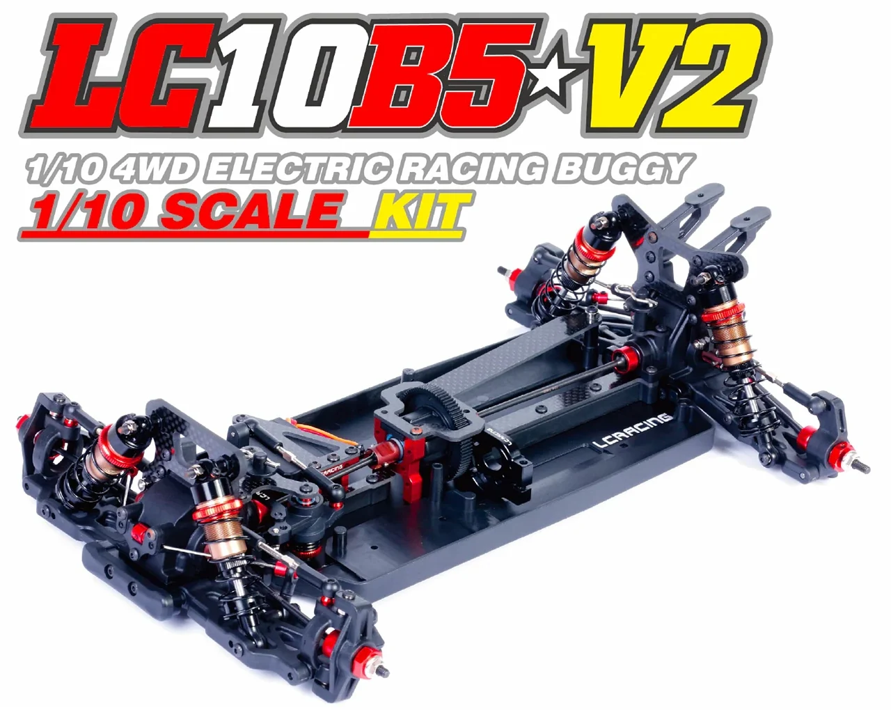 LC Racing　1/10 コンペティションオフロード４ＷＤバギー「LC10B5/V2」を発表