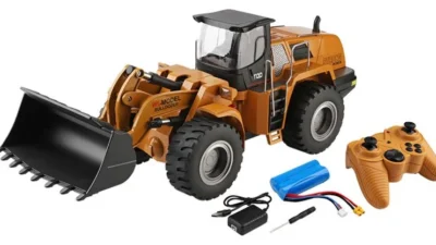 株式会社ハイテックマルチプレックスジャパン　「1/14 scale WL-MODEL BULLDOZER［ ホイールローダ ］」を発表