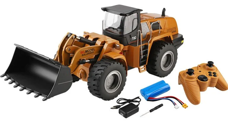 株式会社ハイテックマルチプレックスジャパン　「1/14 scale WL-MODEL BULLDOZER［ ホイールローダ ］」を発表