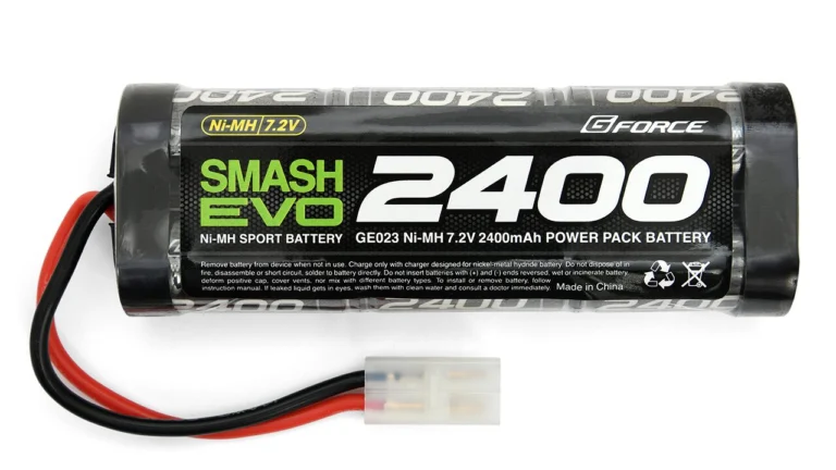株式会社ジーフォース 「SMASH EVO NiMH 7.2V 2400mAh」を発表
