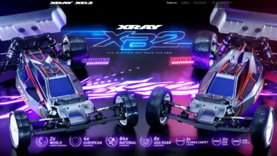 XRAY　XRAY XB２’26 詳細製品ページ公開