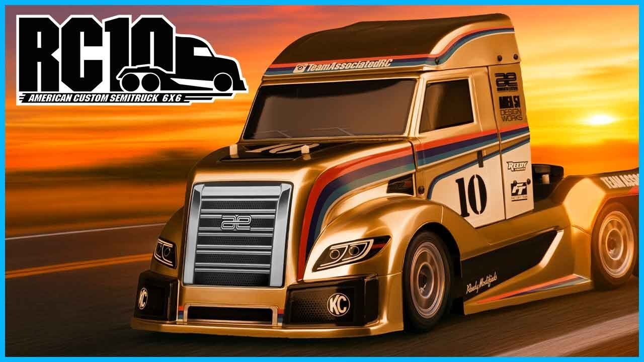 TeamAssociatedRC 　■チームアソシエイテッド RC10 アメリカンカスタムセミトラック 6×6 メタリック
