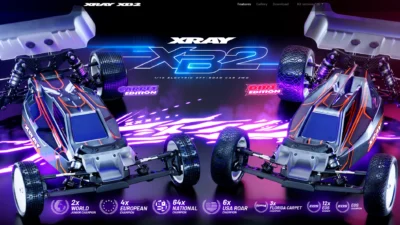 XRAY　XRAY XB2’26 詳細製品ページ公開