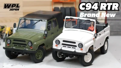 RAYWOOD_official Channel　■C94（UAZ-469）の初見レビューをウッド社長とやることになってしまった動画です。【WPL JAPAN】