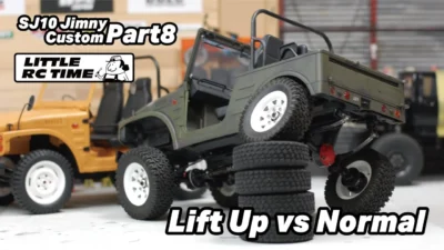 RAYWOOD_official Channel　■走り比べ「リフトアップとノーマルマシン」～SJ10ジムニーカスタムプロジェクト～その8～【LTTILE RC TIME】WPL JAPAN C84カスタム