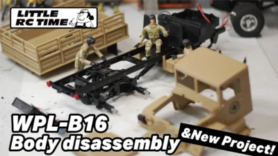 RAYWOOD_official Channel　■ボディの外し方（B14 & B16）と、新プロジェクトスタート（前半）と、ラジキャン動画のダダ流し（後半）【LTTILE RC TIME】B14のカスタム～その1～