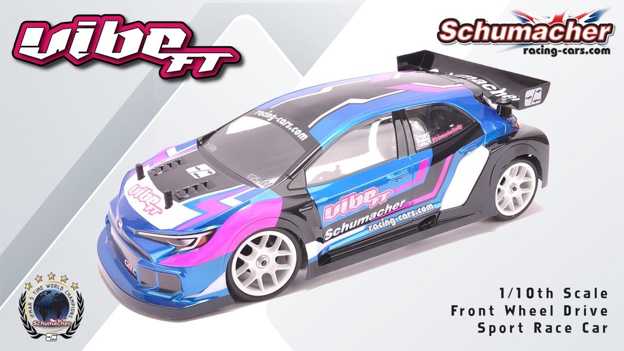 SchumacherRacingTV　■Schumacher Vibe FT – 1/10th Scale Front Wheel Drive Sport Race Car
