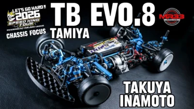 Speed King Tour　■稲本選手のTAMIYA TB EVO.8 スピキンシャシーフォーカス　スーパーラジコン大宮店　Speed King Tour 2026 Rd.1