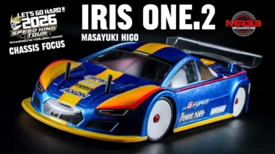 Speed King Tour　■肥後選手のIRIS ONE.2 スピキンシャシーフォーカス　スーパーラジコン大宮店　Speed King Tour 2026 Rd.1