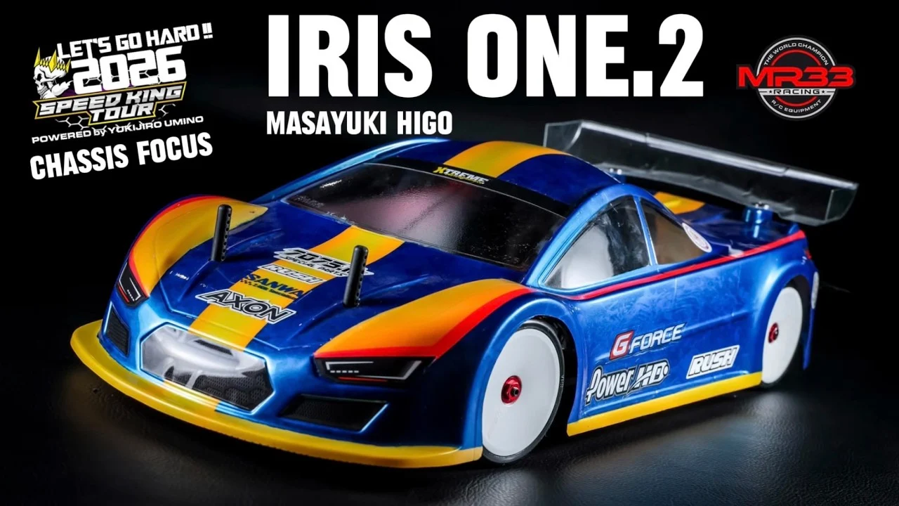 Speed King Tour ■肥後選手のIRIS ONE.2 スピキンシャシーフォーカス スーパーラジコン大宮店 Speed King Tour 2026 Rd.1